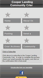 Mobile Screenshot of cooperlandingcrier.com