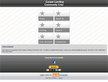 Tablet Screenshot of cooperlandingcrier.com
